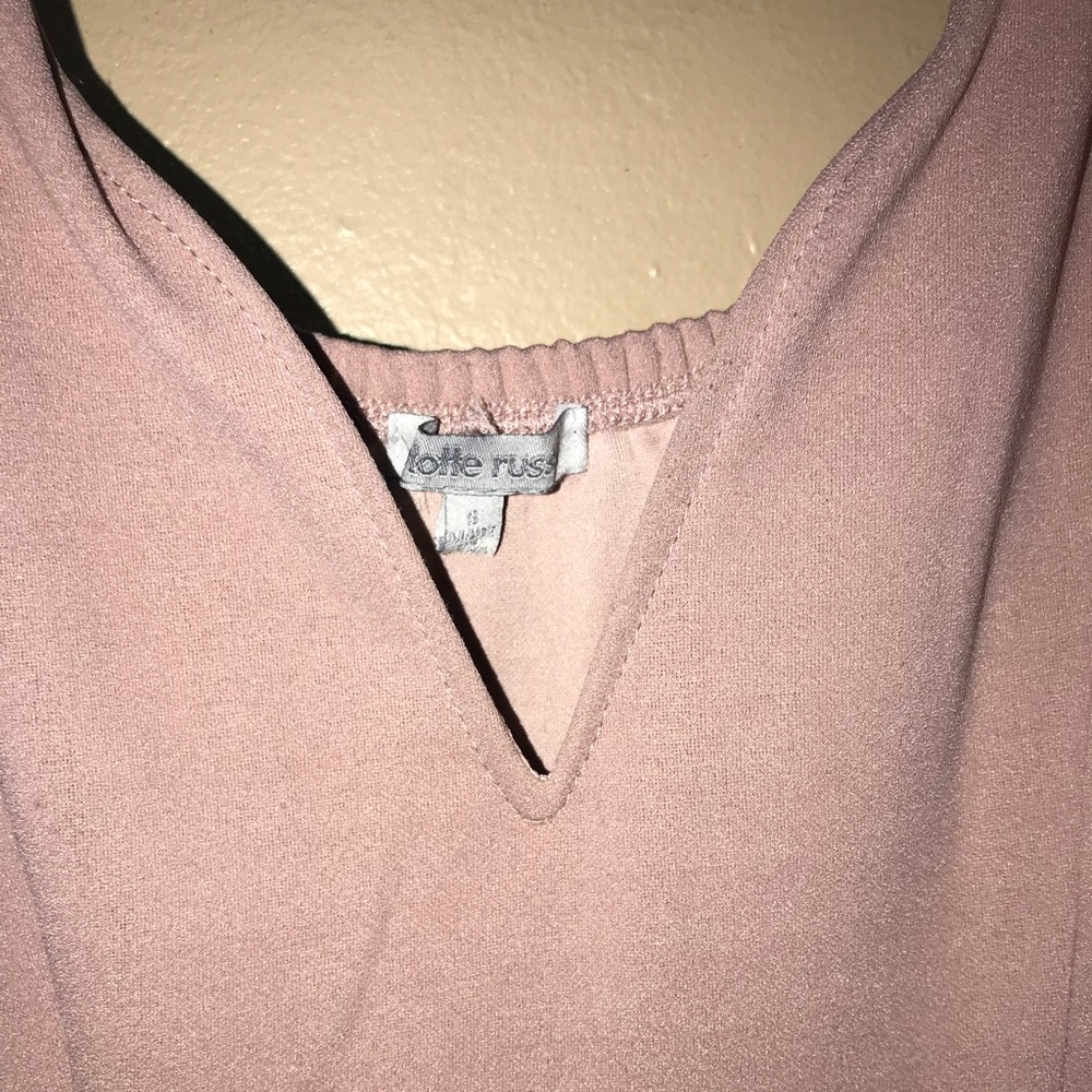 Rose pink dress